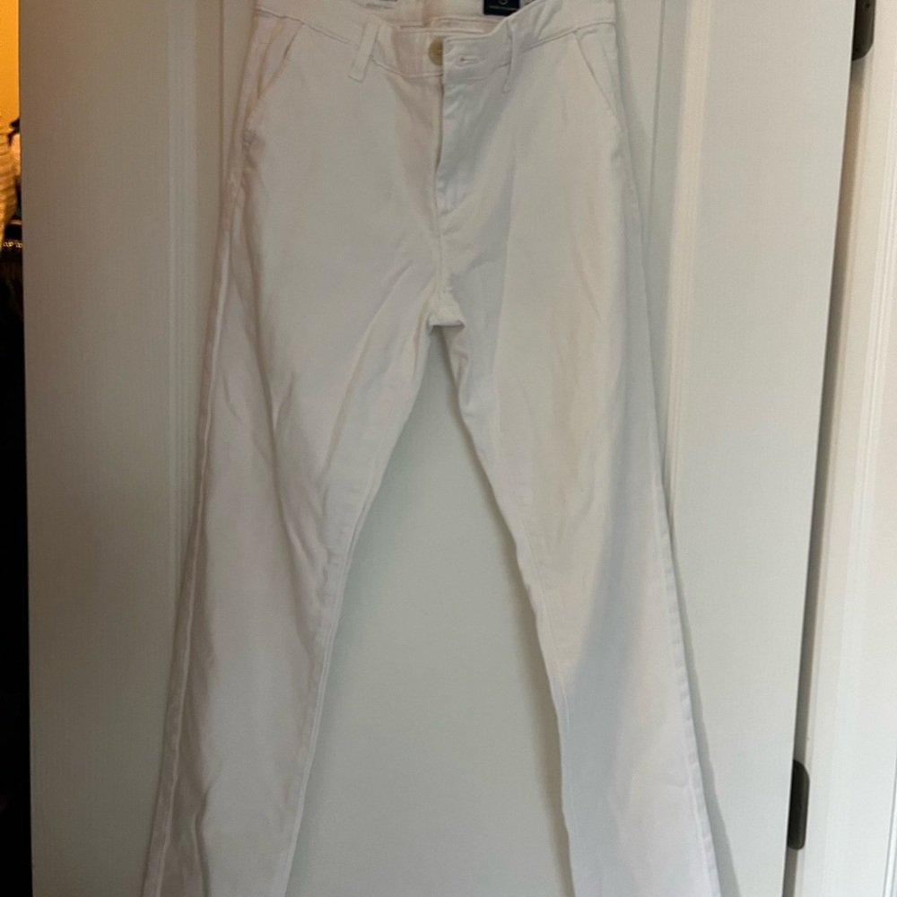 💯Ag Adriano Goldschmied White Chinos The Canden